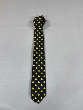 Elegance Unique Rubber Ducky Microfiber Handmade Necktie 58 inches long